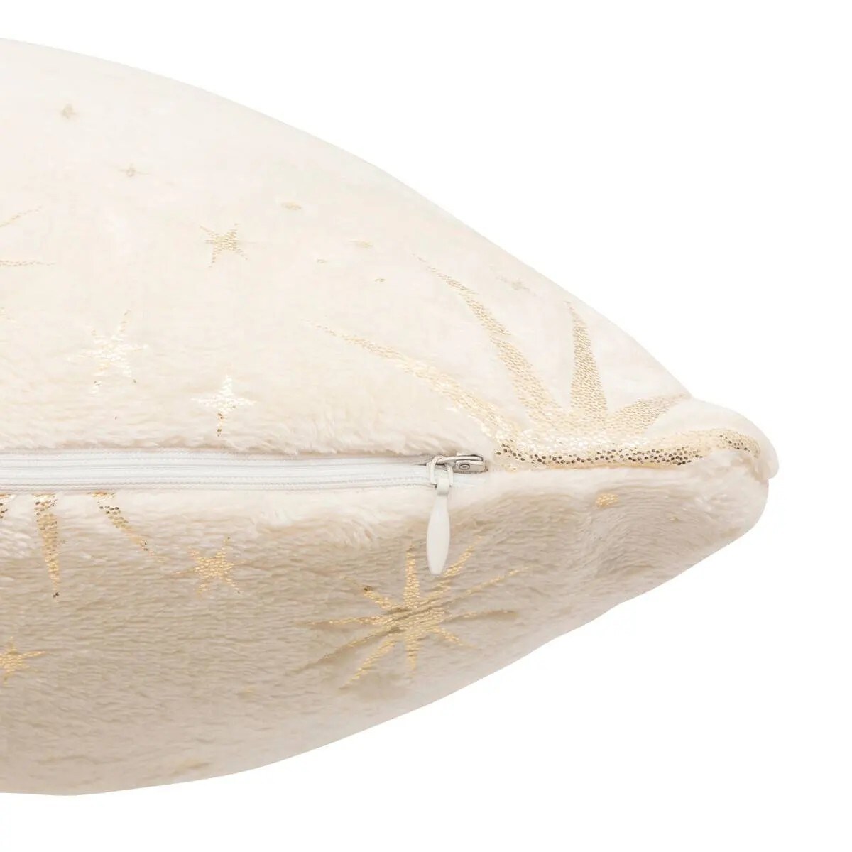 Poduszka futerkowa ze złotymi gwiazdkami Magi 40x40 cm