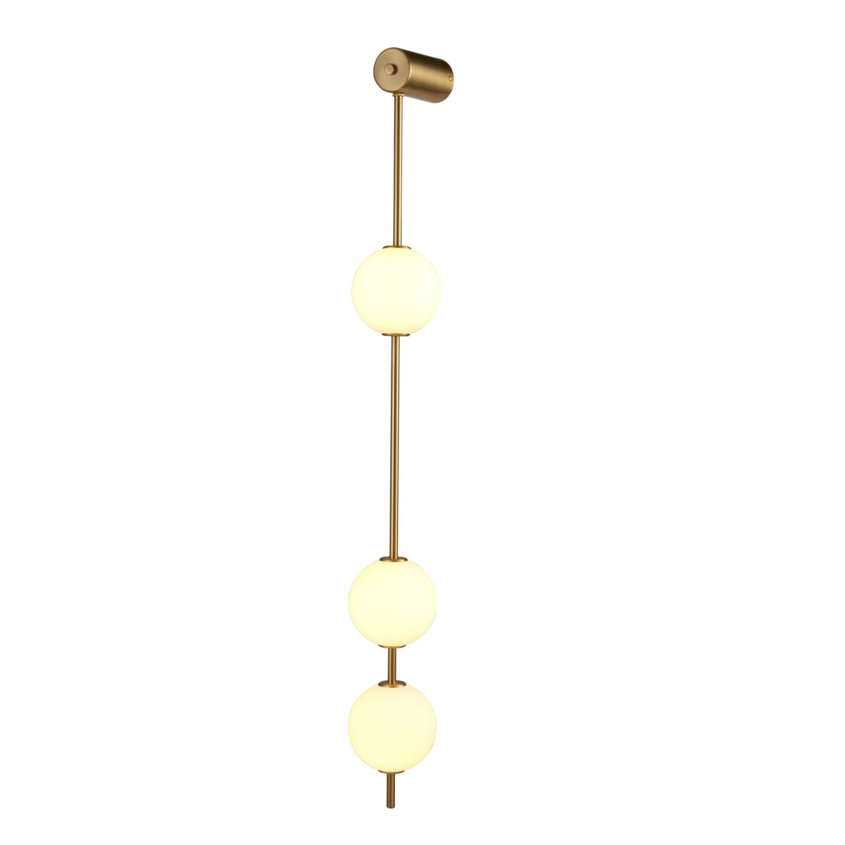 Lampa ścienna BERRY LED złoty biały 103 cm