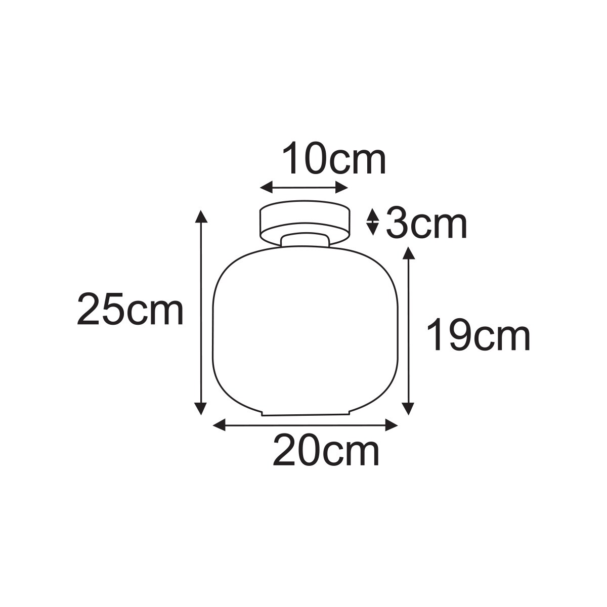 Lampa sufitowa K-5652 z serii CLARK