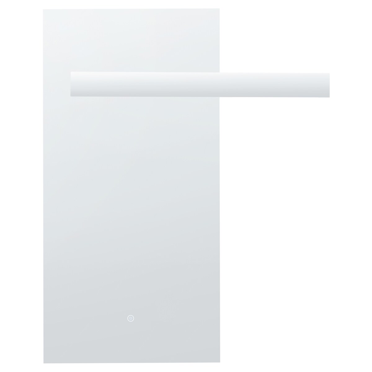 Lustro łazienkowe LED MAUX 83 cm 100 cm Srebrny
