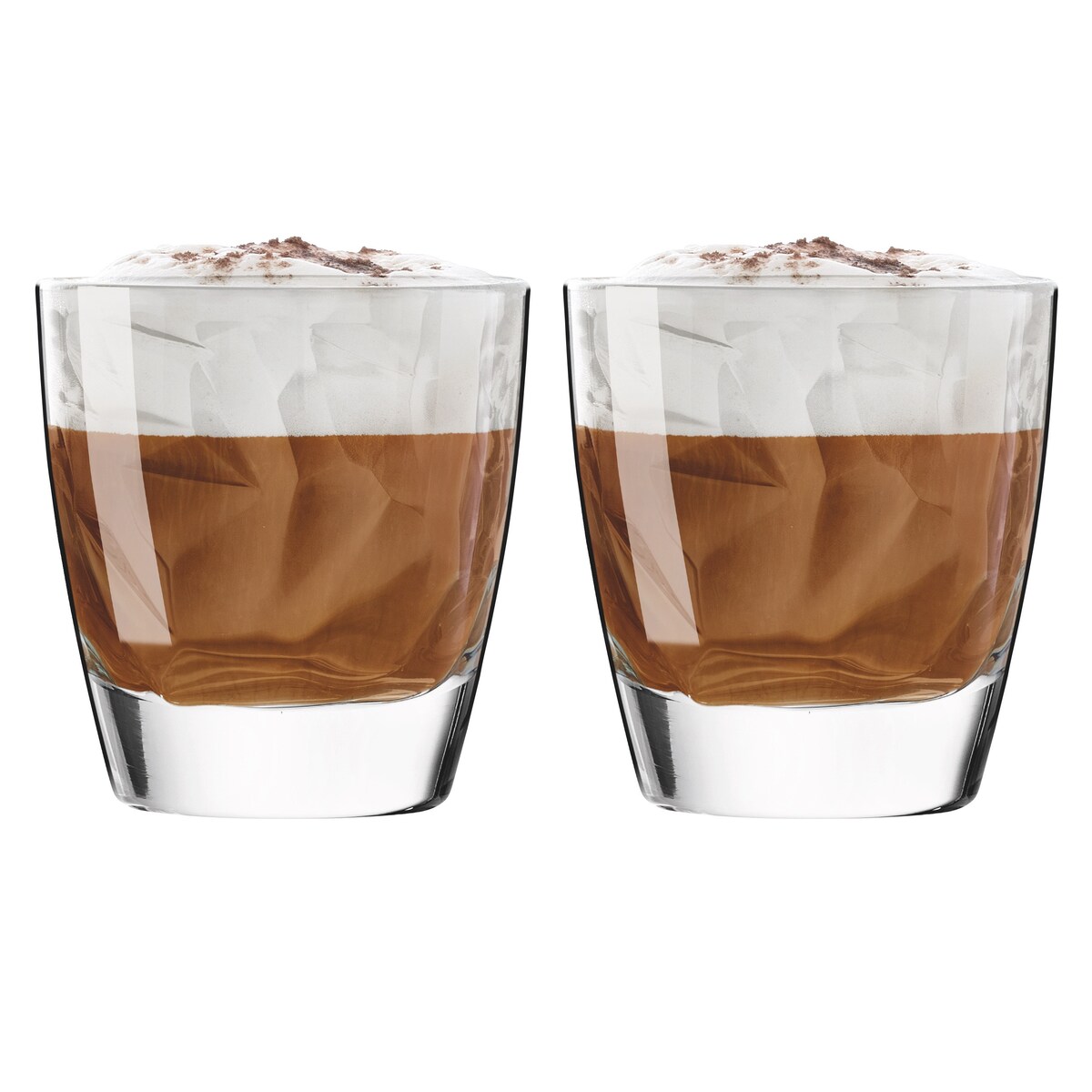 Ritzenhoff Alpino Cappuccino Zestaw 2 Kryształowych szklanek do cappuccino whisky wody
