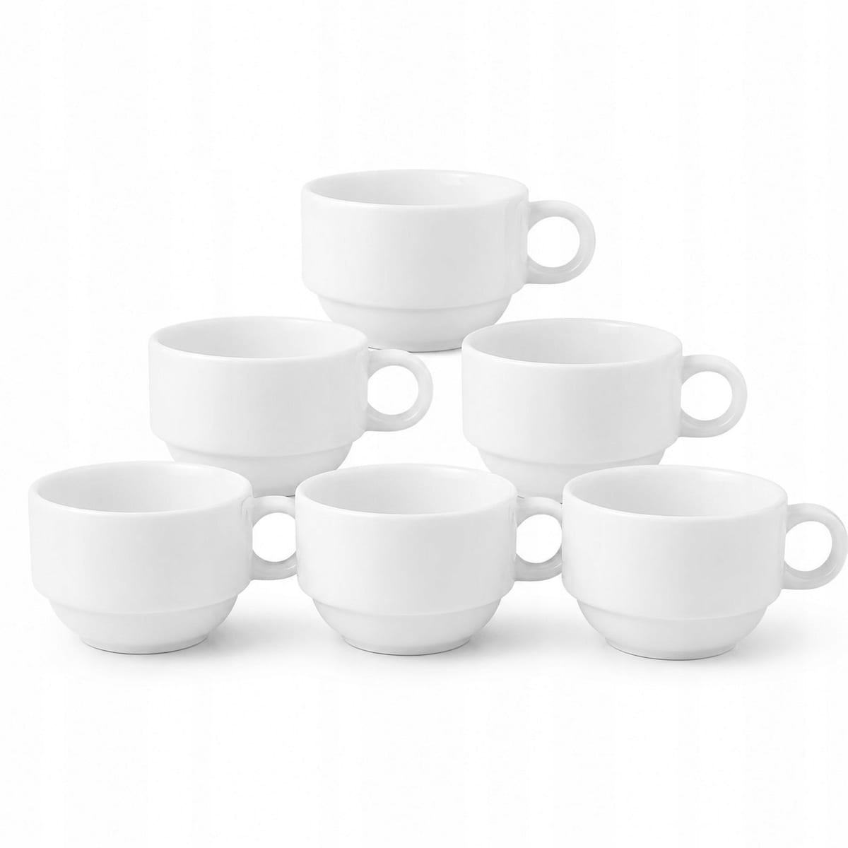 Filiżanka sztaplowana śniadaniowa do domu kawiarni hotelu 6x 270 ml tazza