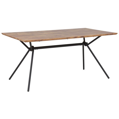Stół do jadalni 160 x 90 cm ciemne drewno AMSTERDAM