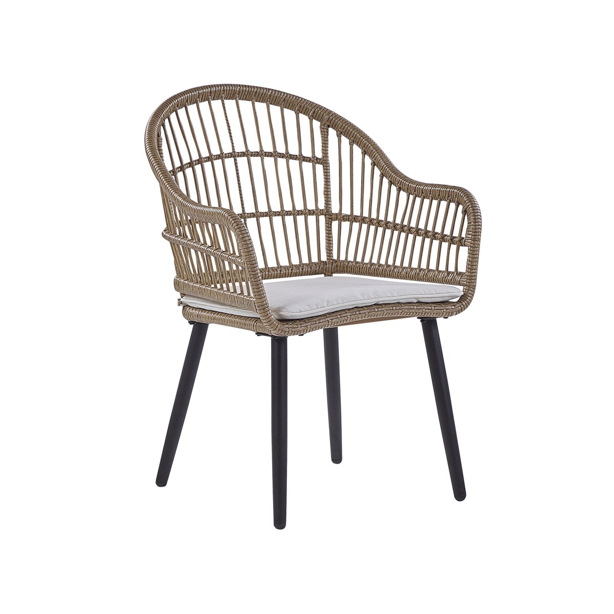 Zestaw ogrodowy dla 6 osób ALIANO II z poduszkami Technorattan Beżowy