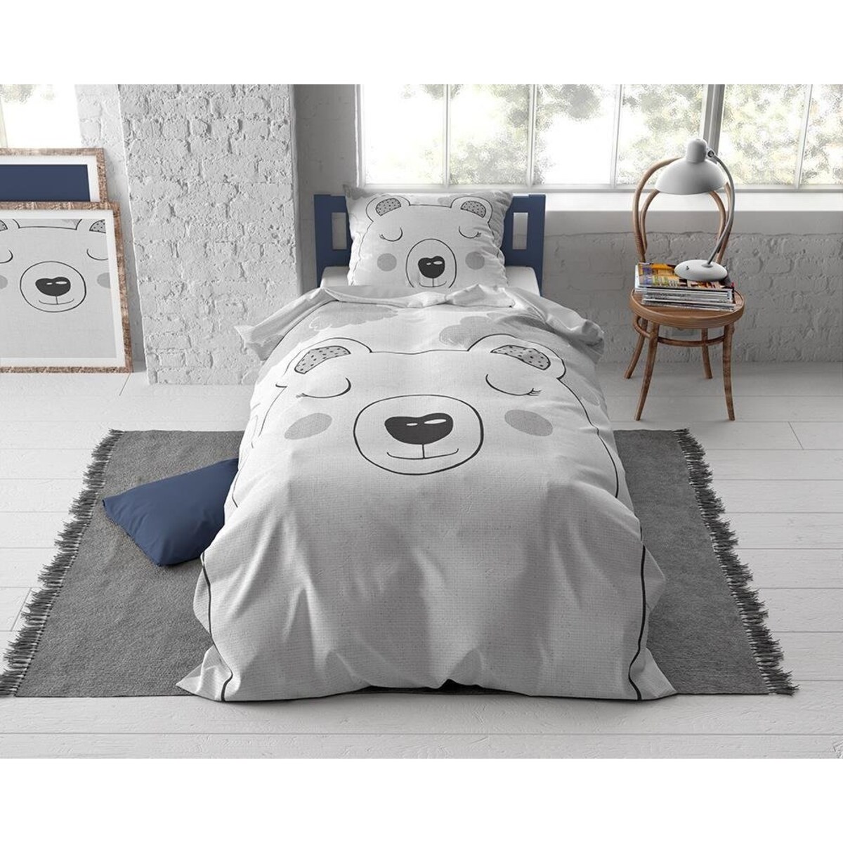 Pościel dla dzieci SWEET BEAR, 135 x 200 cm, bawełna, DREAMHOUSE