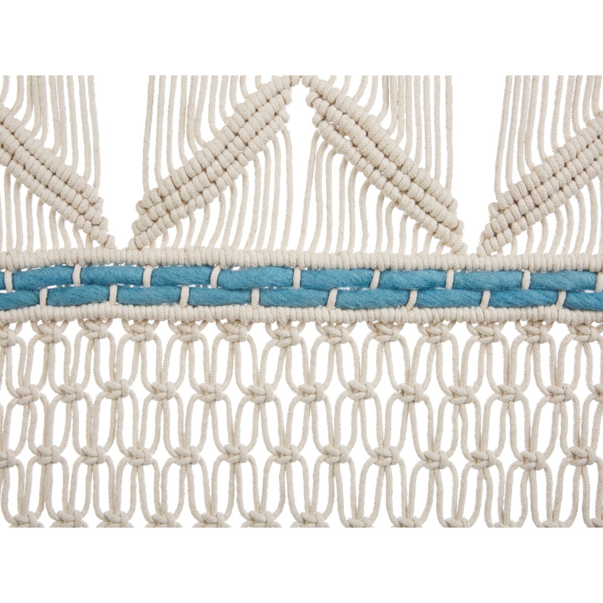 Dekoracja ścienna makrama bawełniana beżowa KALADY II