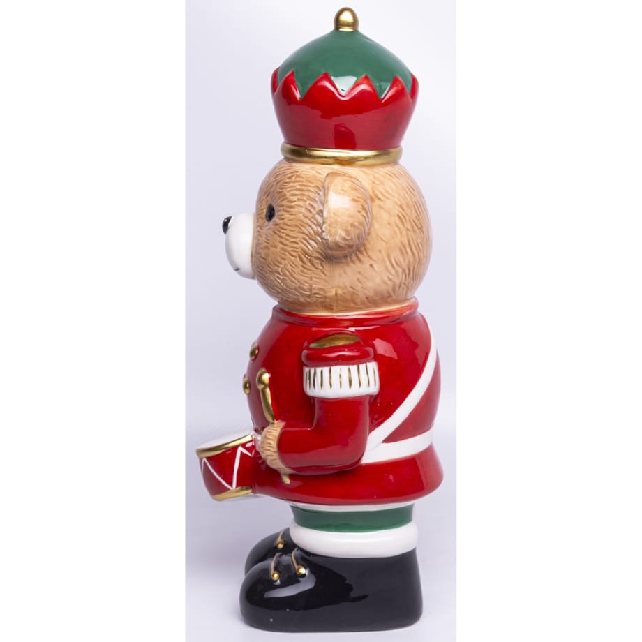 Figurka niedźwiadek 30x1312 cm USO z w czerwonym mundurze