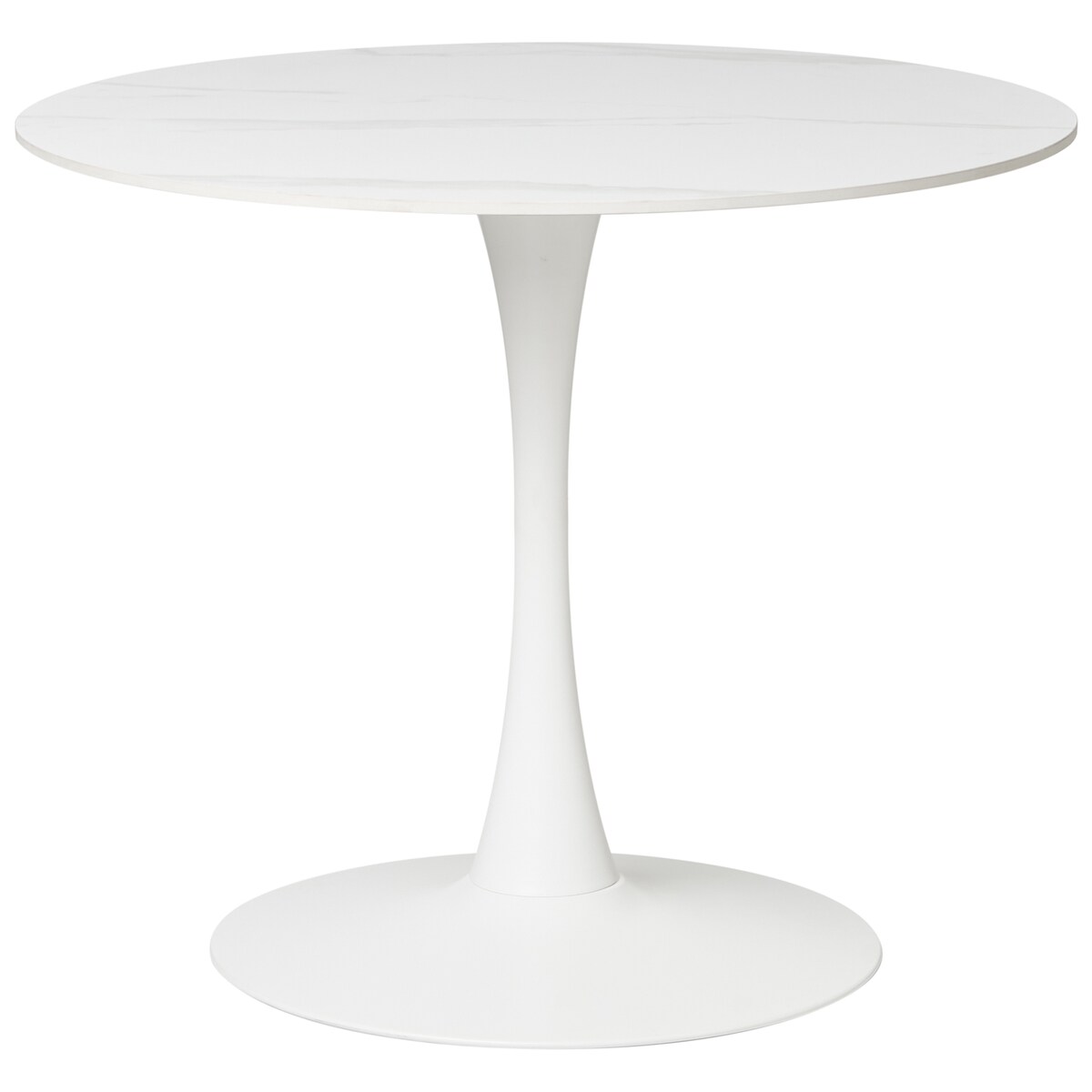 Stół do jadalni BOCA Biały marmur 90 cm 90 cm Ceramika
