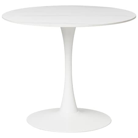 Stół do jadalni BOCA Biały marmur 90 cm 90 cm Ceramika