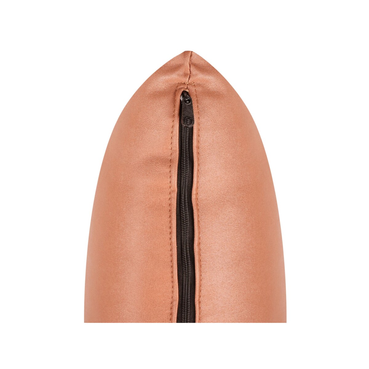 Szezlong prawostronny BRANDE Ekoskóra Złoty brąz