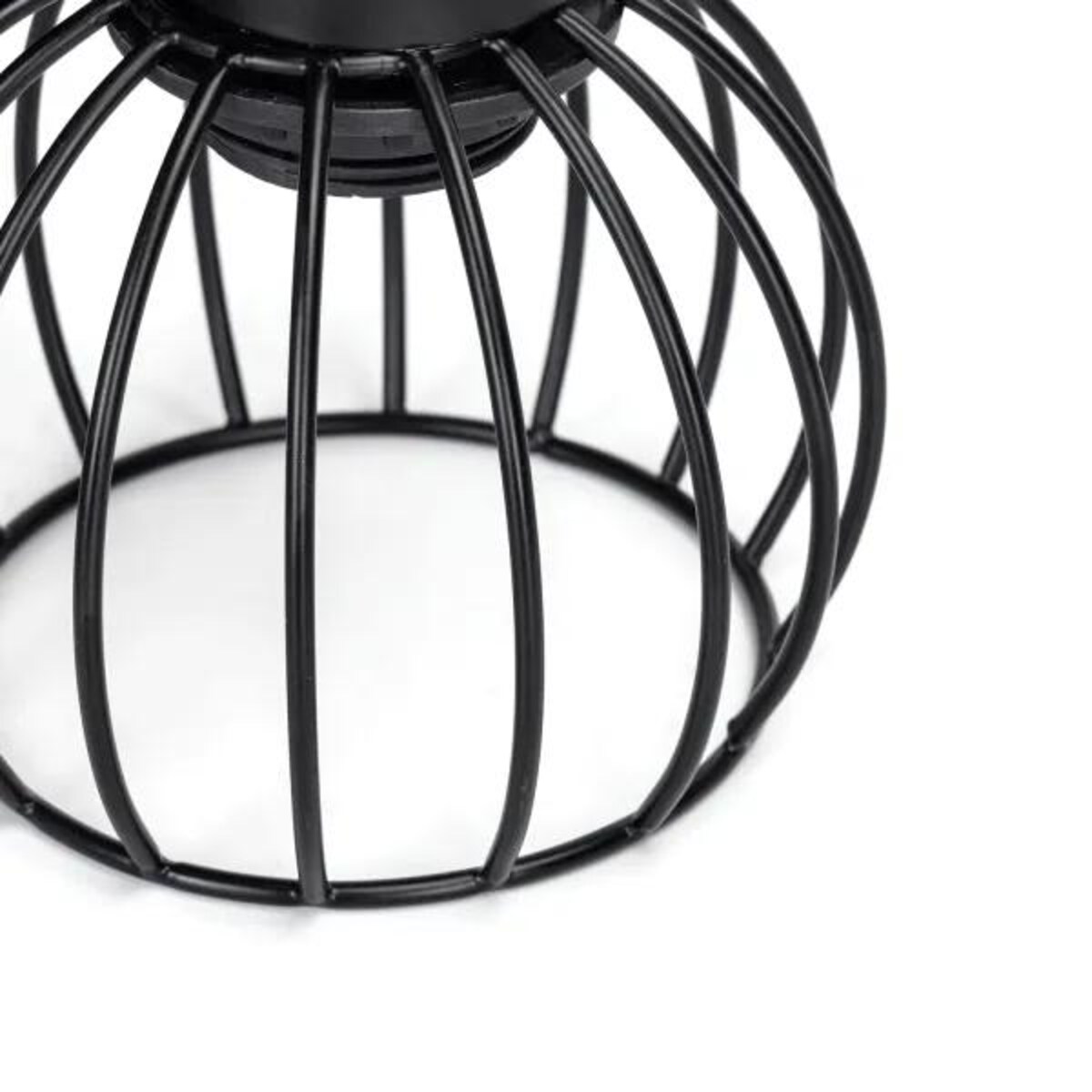 kinkiet ścienny voltaro cage lampa loftowa retro metalowa czarna