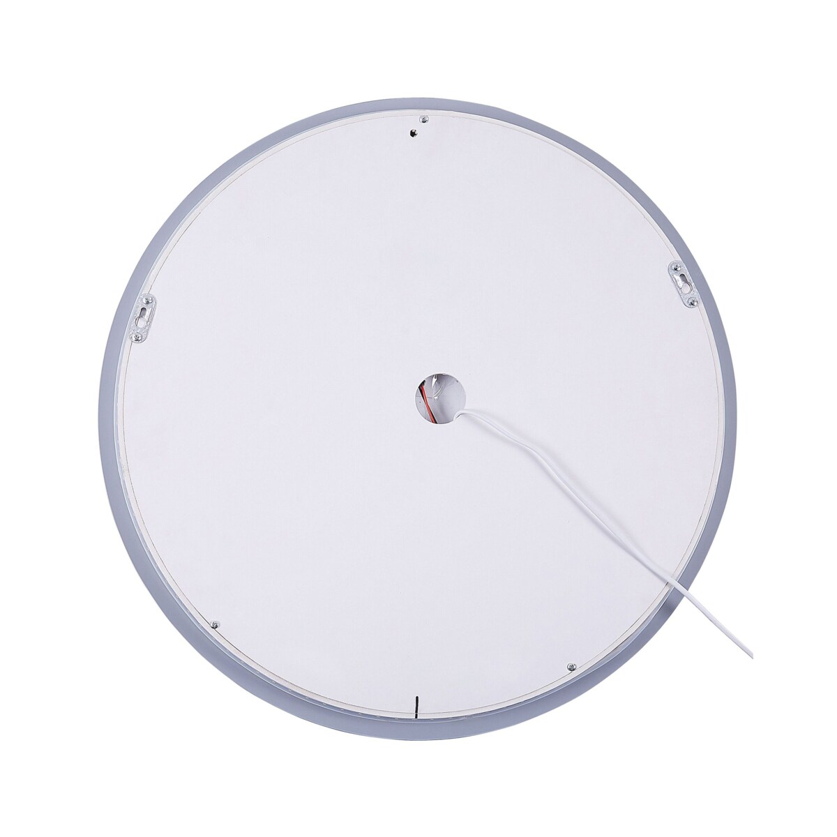 Okrągłe lustro ścienne LED ø 60 cm srebrne CALLAC