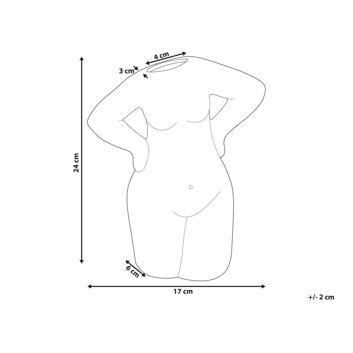 Wazon na kwiaty ceramiczny beżowy KILKIS