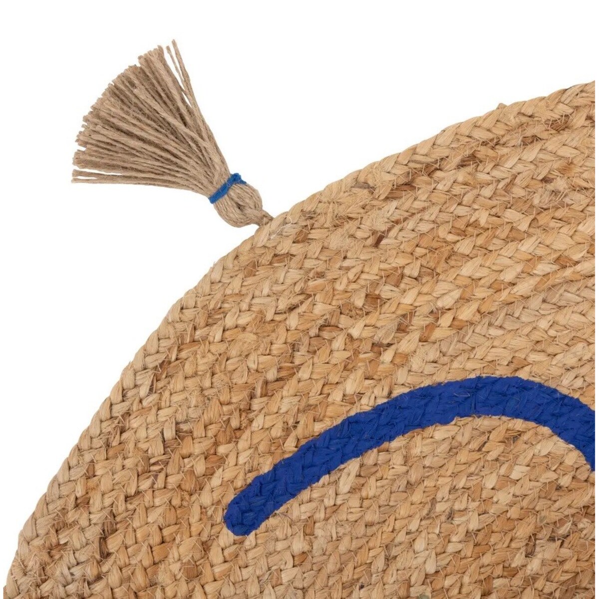 Dywan okrągły jutowy THE FACE 80 cm