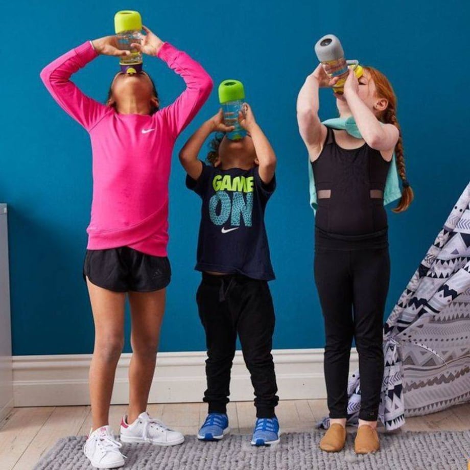 Butelka na wodę dla dziecka 450 ml - bidon z ustnikiem tritanowy Indigo Rose, b.box