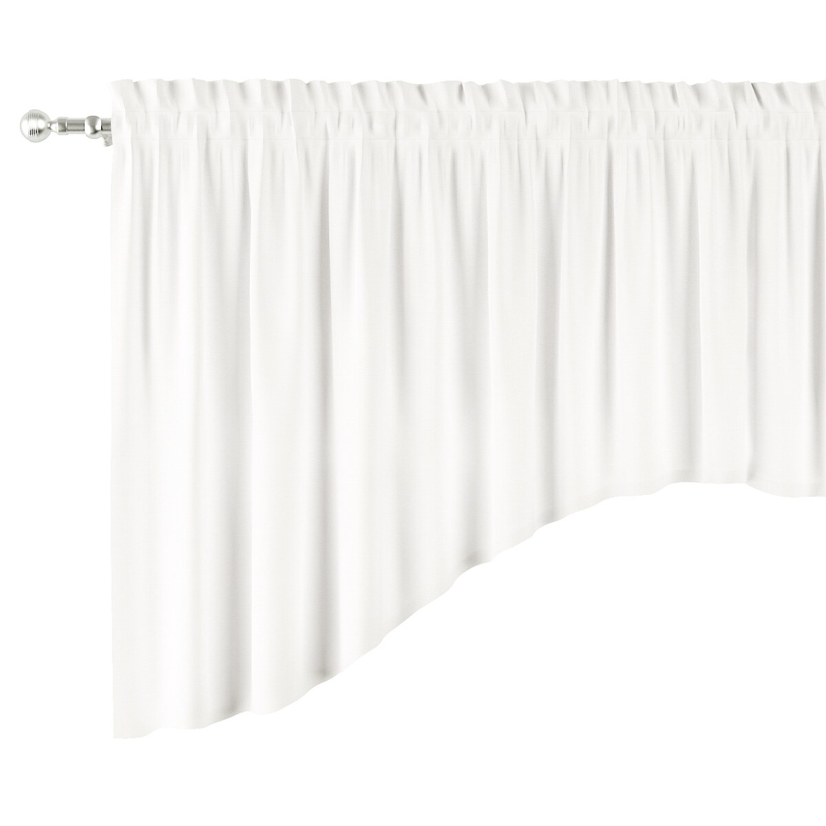 Lambrekin łuk 250x75 biały