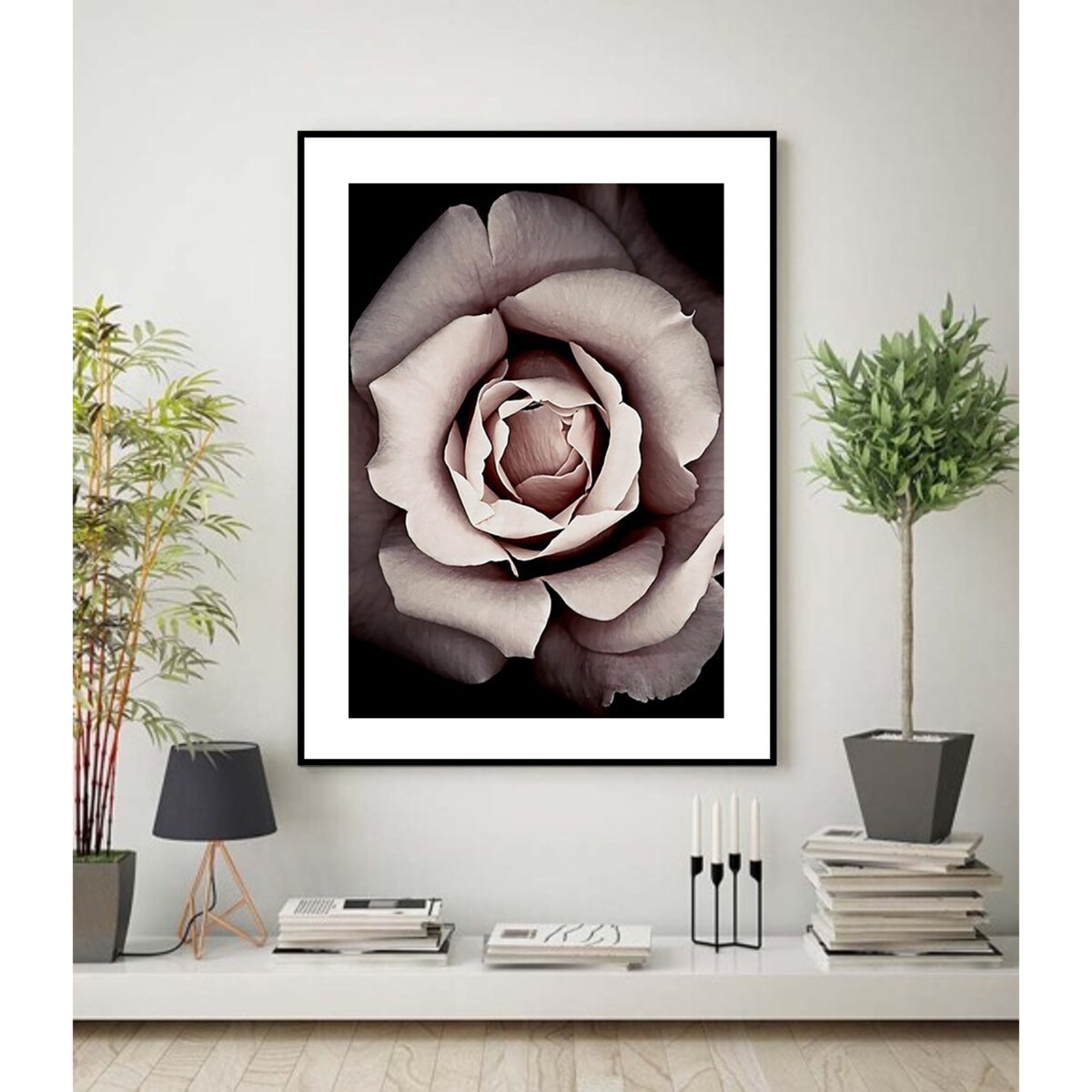Poster Story, Plakat, Obraz - Rozkwitająca Róża, wymiary 21 x 30 cm