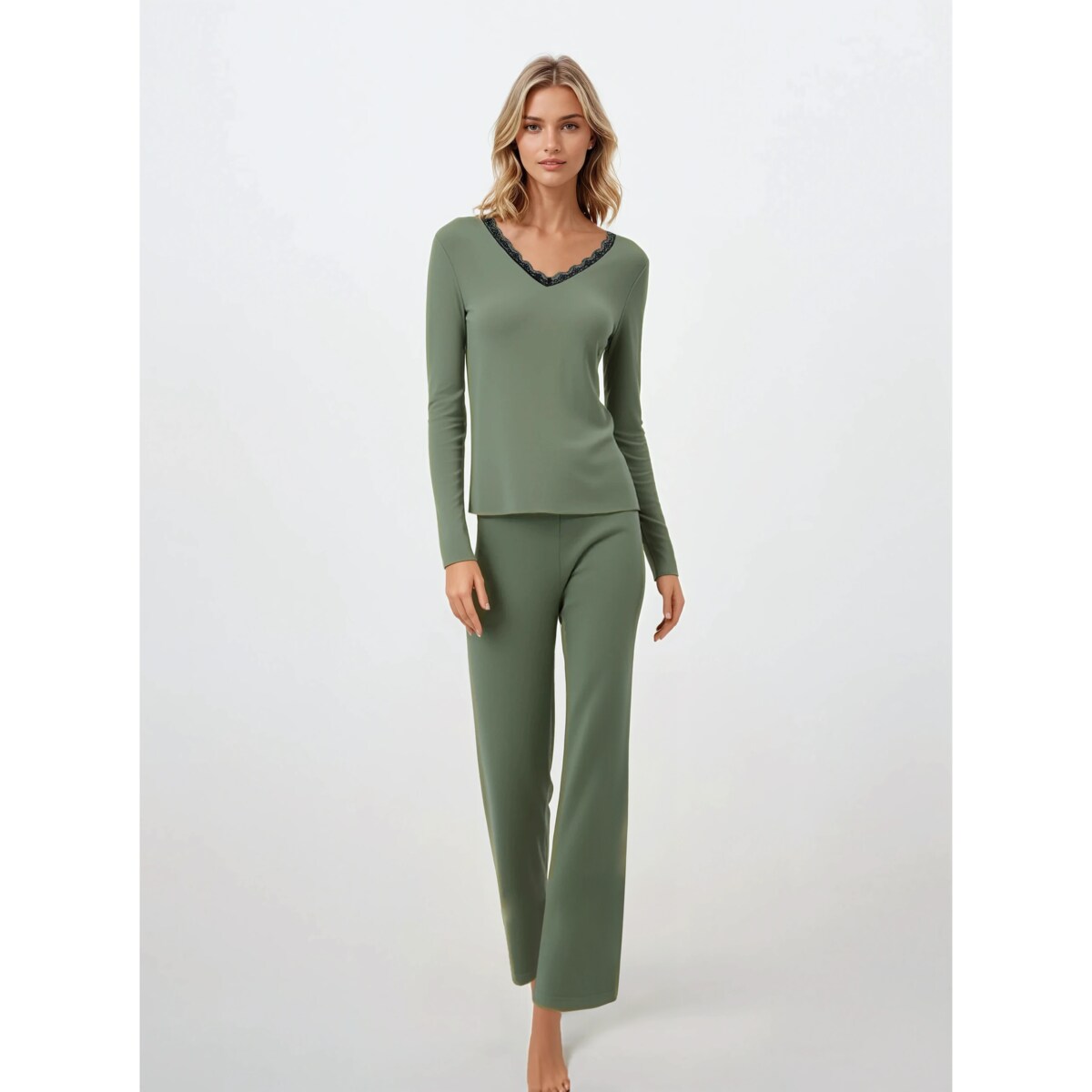 Piżama Emerald Dreams Green, L