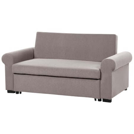 Sofa rozkładana brązowa SILDA