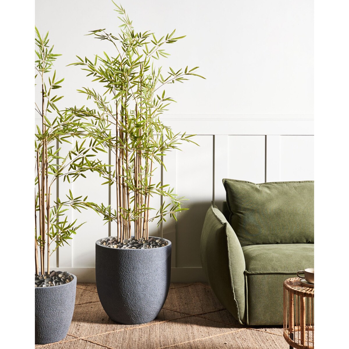 Doniczka KANNIA Ceramika 46 cm Jasnoszary