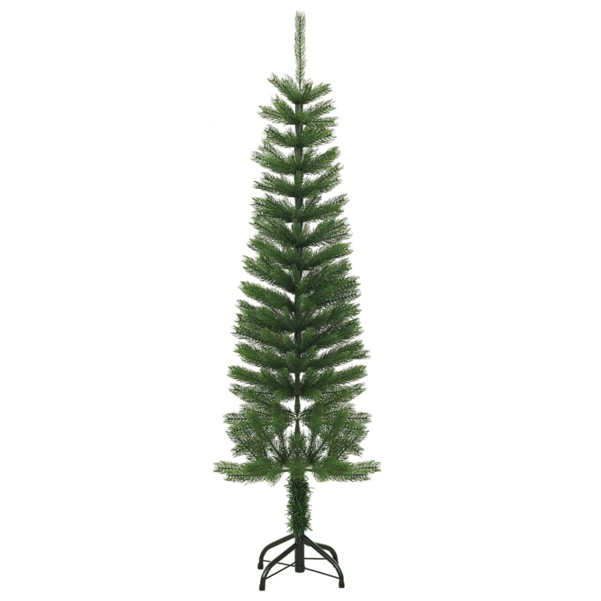 vidaXL Sztuczna, smukła choinka ze stojakiem, 150 cm, PE