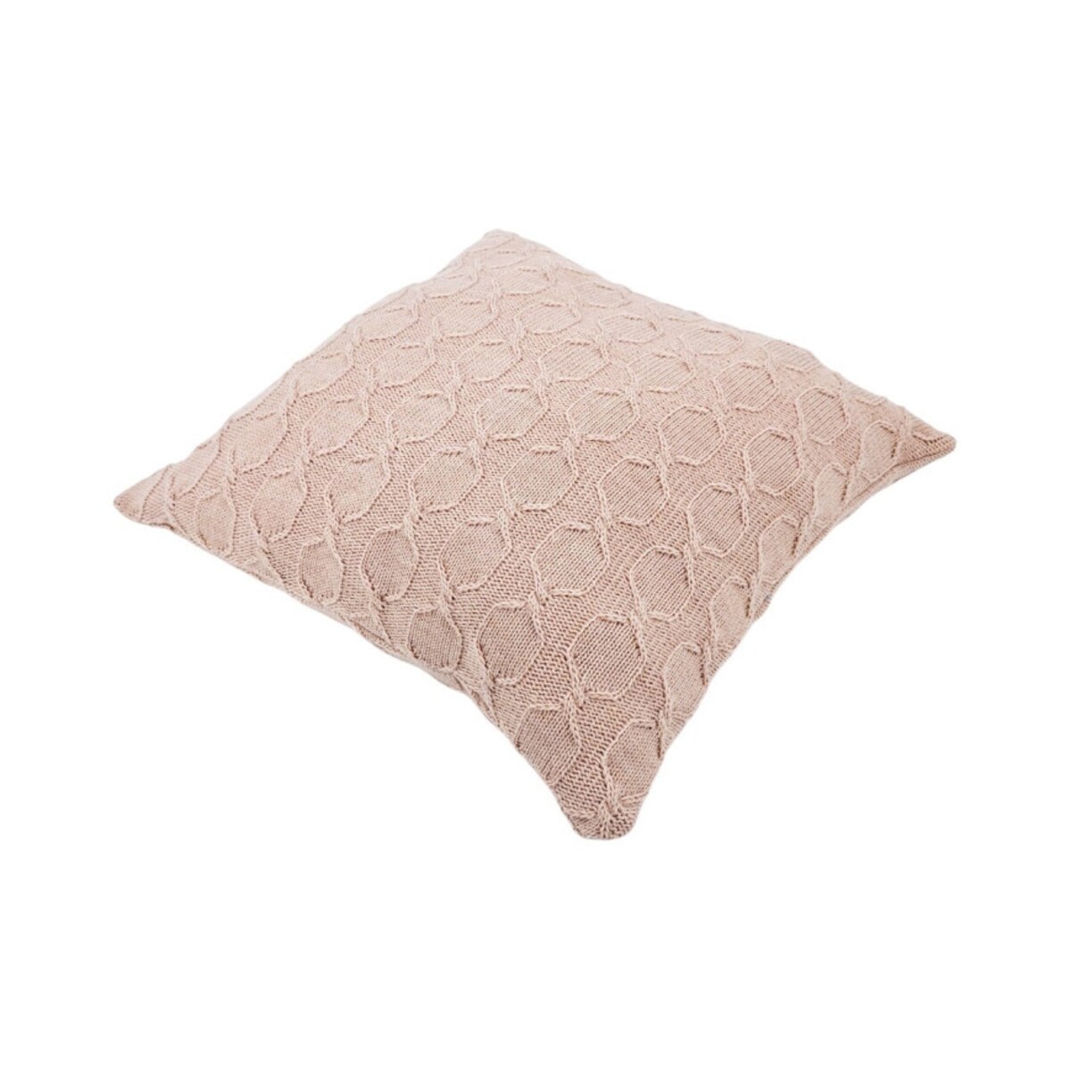 Poszewka na poduszkę z wełną z Alpaki 45x45 cm MODENA PUDROWY RÓŻ