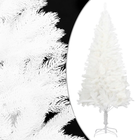 vidaXL Sztuczna choinka z realistycznymi igłami, biała, 150 cm