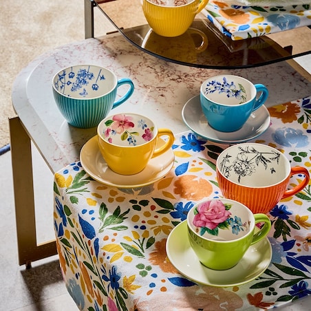 BREAKFAST TIME KUBEK ŚNIADANIOWY POMARAŃCZOWY 490 CC