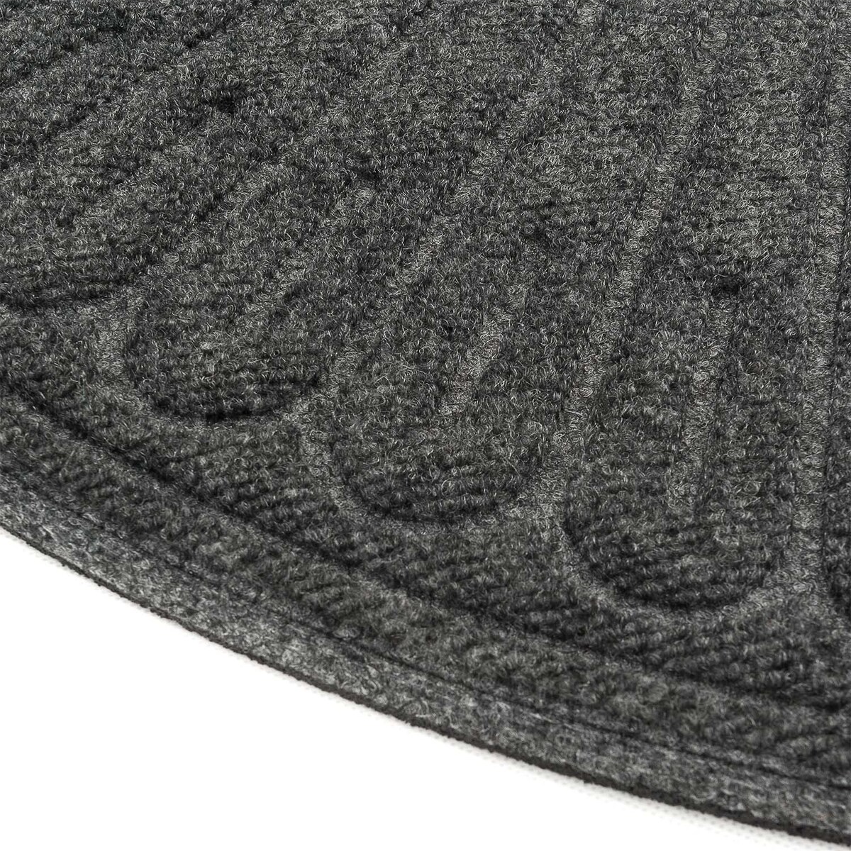 Wycieraczka półokrągła 60x90 cm Half Moon szara