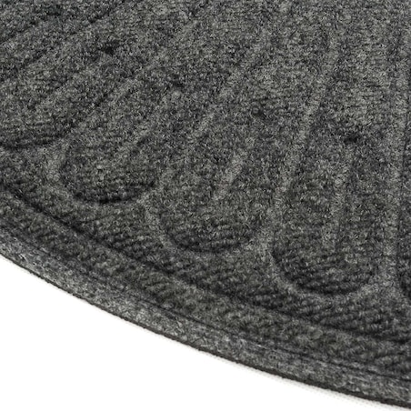 Wycieraczka półokrągła 60x90 cm Half Moon szara