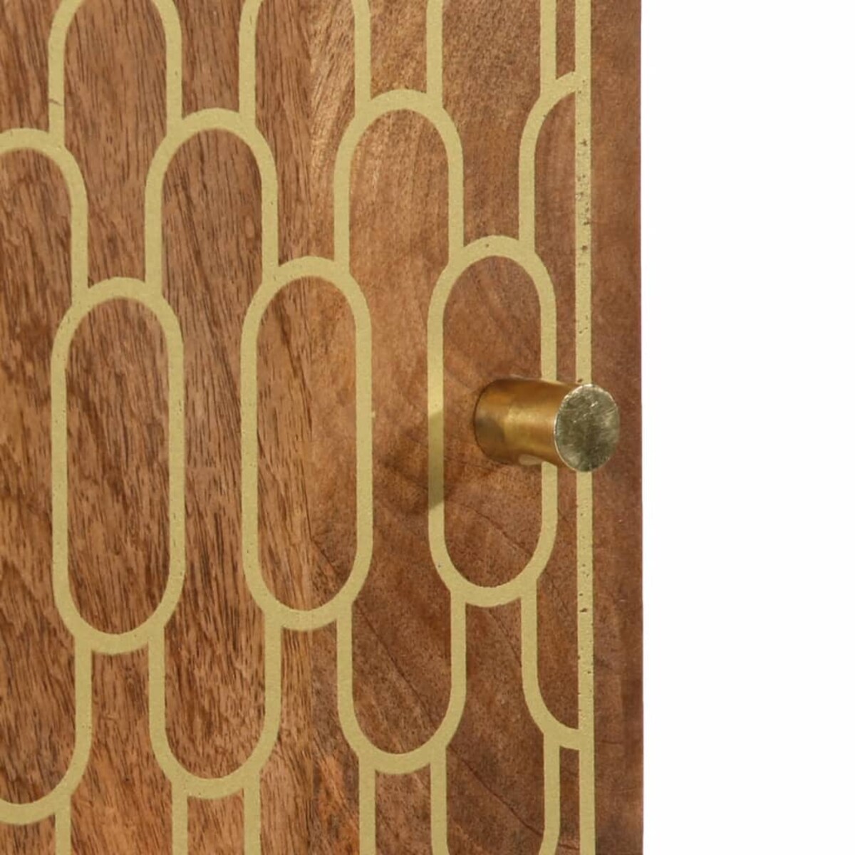 vidaXL Szafka, 40x33x110 cm, lite drewno mango