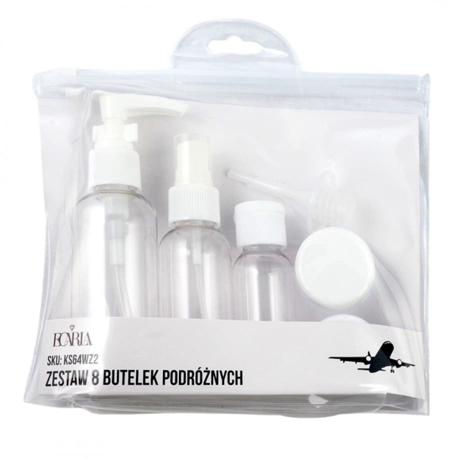 ZESTAW BUTELECZEK PODRÓŻNYCH 8w1 KS64WZ2