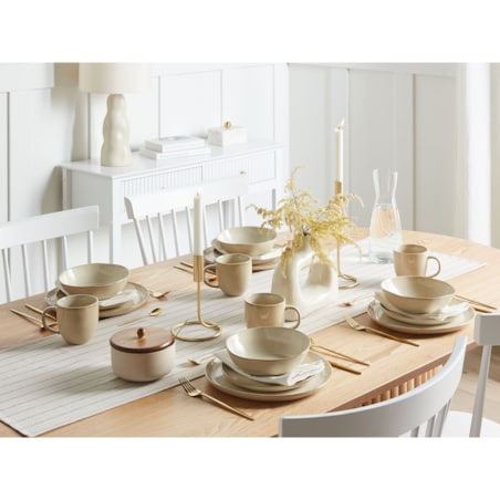 Zastawa stołowa 12-częściowa HOPS Kamionka Jasnobeżowy