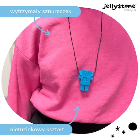 Wisiorek antystresowy Robot niebieski Jellystone Designs