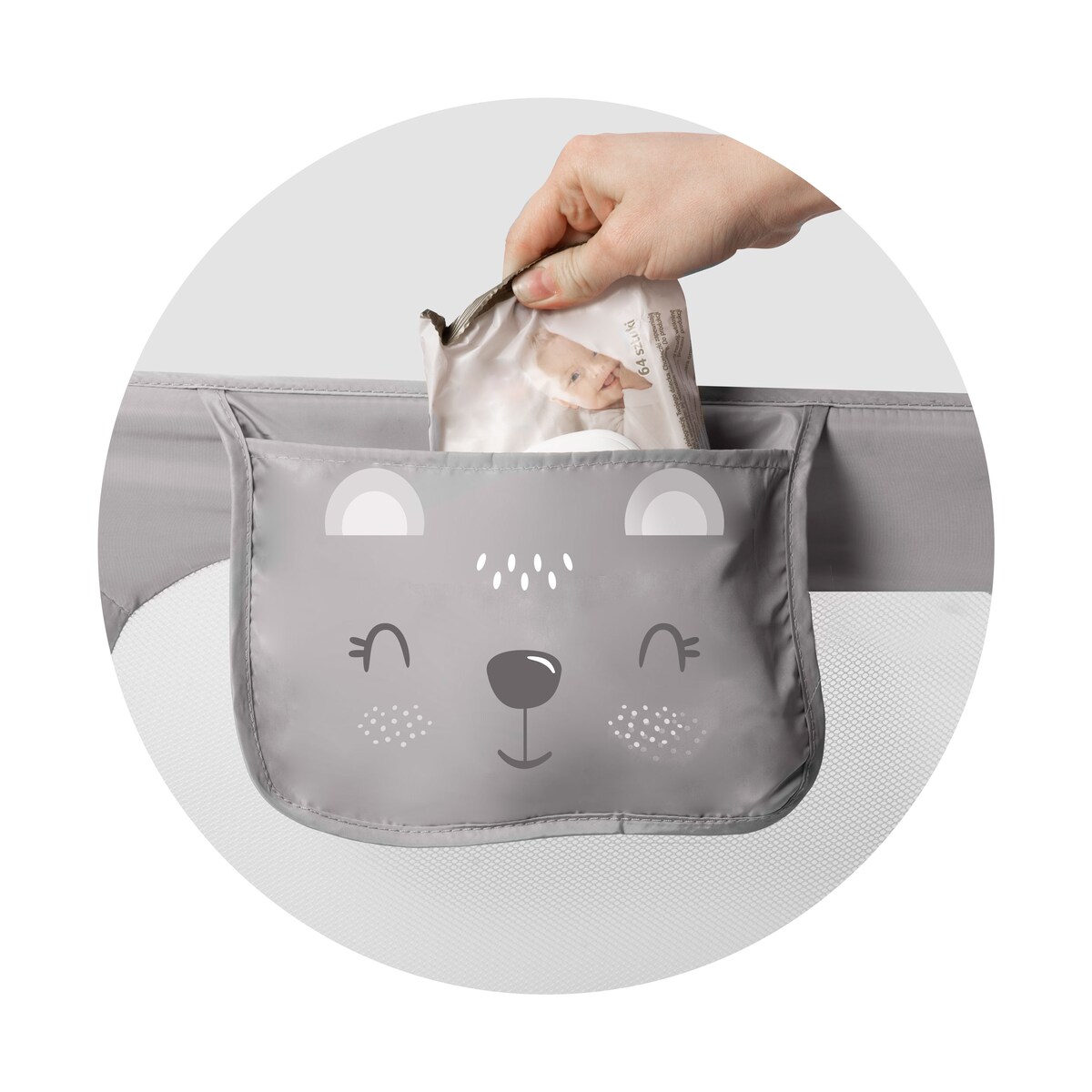 Barierka ochronna do łóżka Nukido bramka blokada 180cm 722400