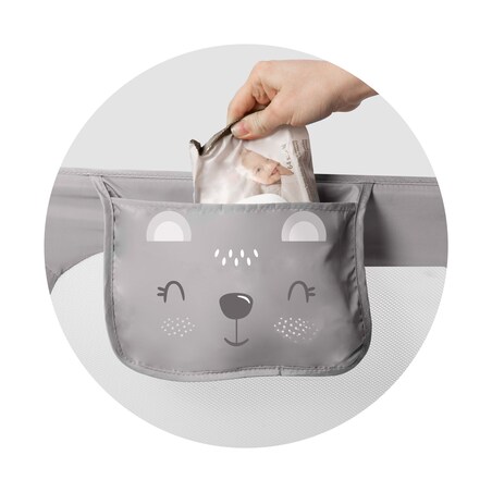 Barierka ochronna do łóżka Nukido bramka blokada 180cm 722400