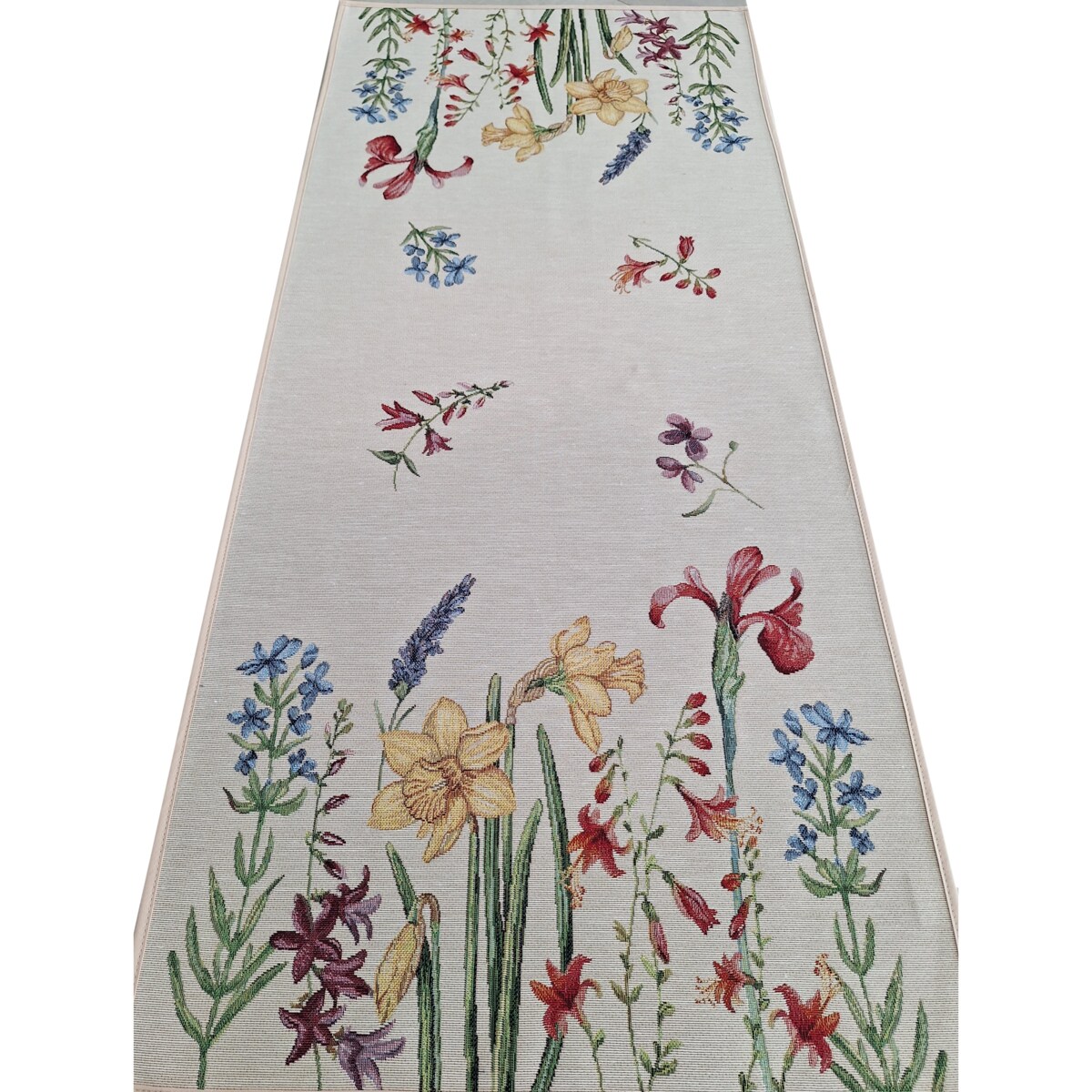 Bieżnik Na Stół 40X100 Cm Dekoracyjny Ozdobny Wiosenne Kwiaty