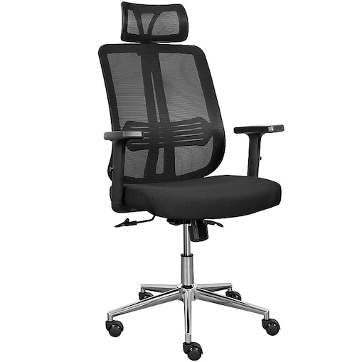 Krzesło biurowe fotel obrotowy regulowany K10 ergonomiczny siatka