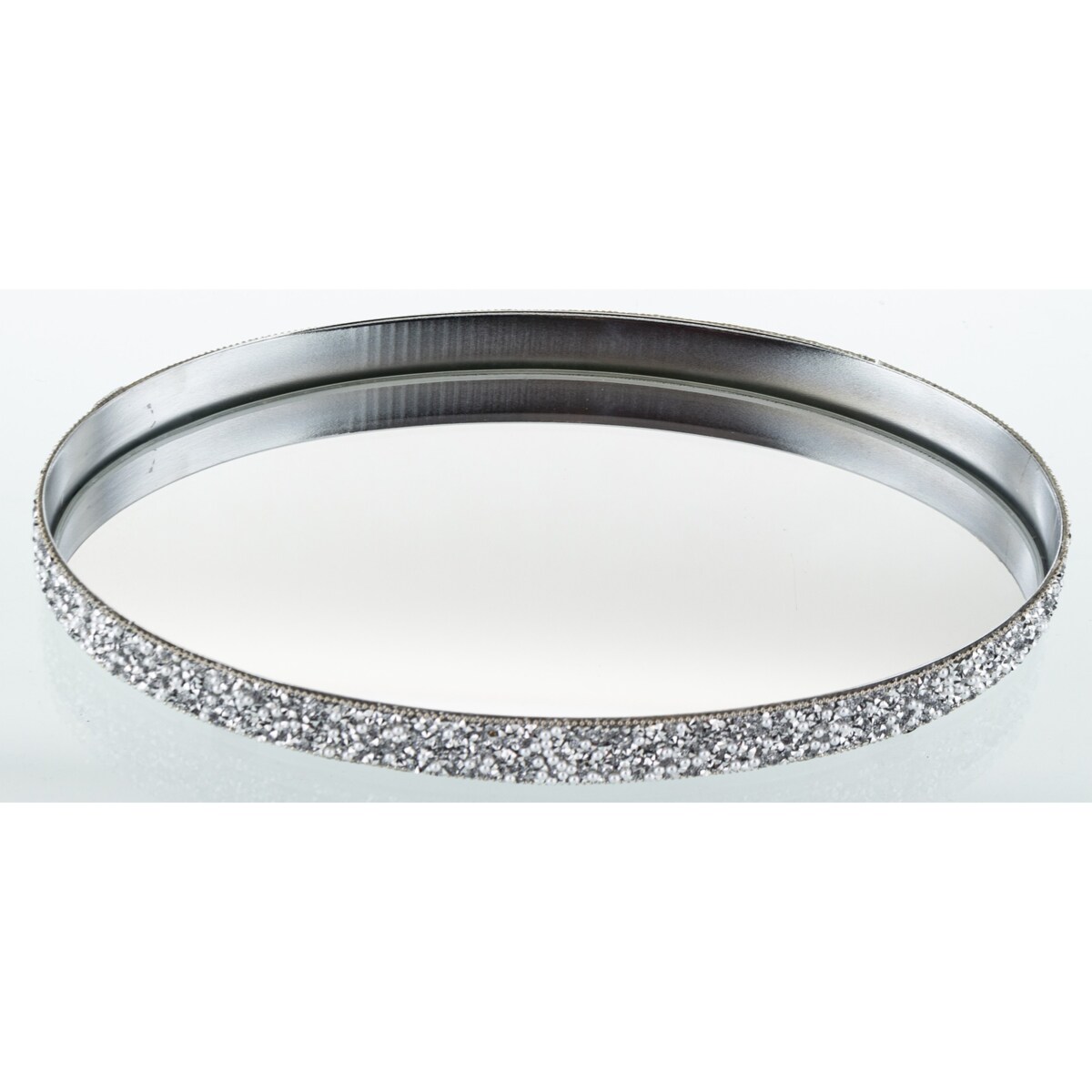 Taca dekoracyjna okrągła metalowa 23x13x2 cm VASSOIO