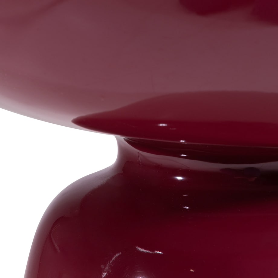 Stolik kawowy 46x40 cm LOGINA burgund glossy