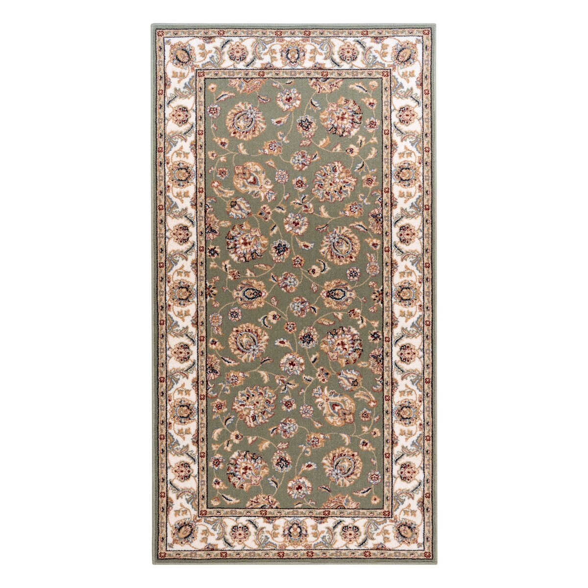 Dywan NAIN Ornament, ramka 7338/51088 zielony 200x300 cm