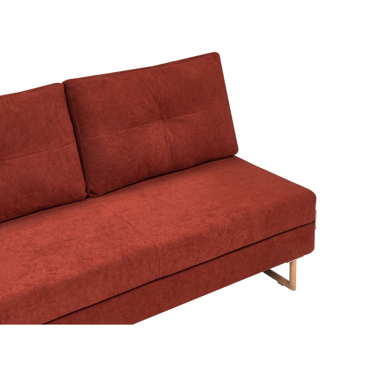 Sofa rozkładana dla 3 osób JERSLEV Czerwony