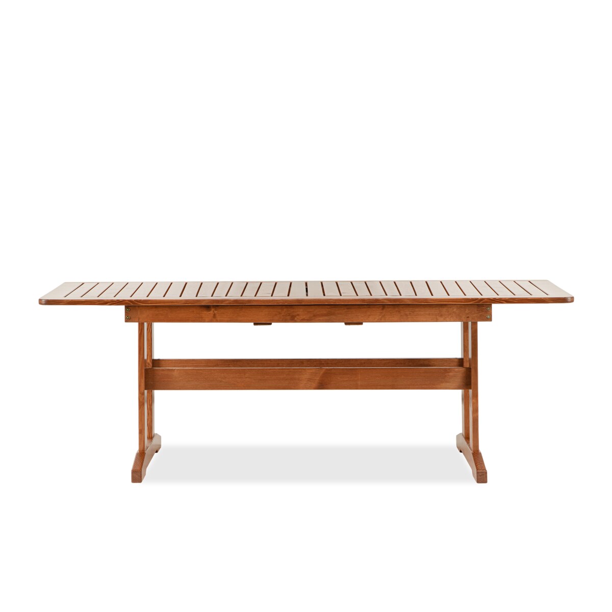 KONSIMO ALCES Rozkładany stół ogrodowy wykonany z litego drewna sosnowego