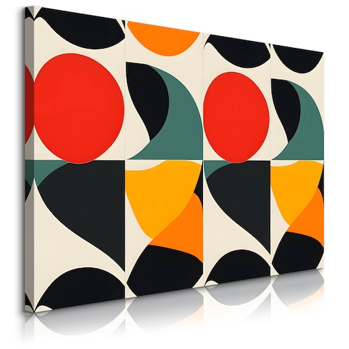 Obraz Ścienny Do Salonu Sypialni Abstrakcyjne Ornamenty Styl Vintage 120x80cm