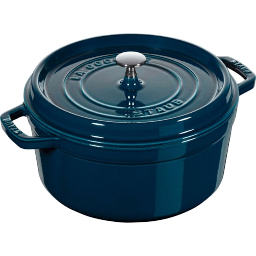 Garnek żeliwny okrągły Staub - 6.7 ltr, Morski
