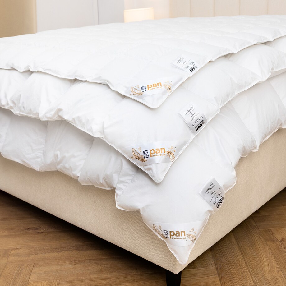 Kołdra puchowa całoroczna 200x220 DELICATE marki PAN MATERAC