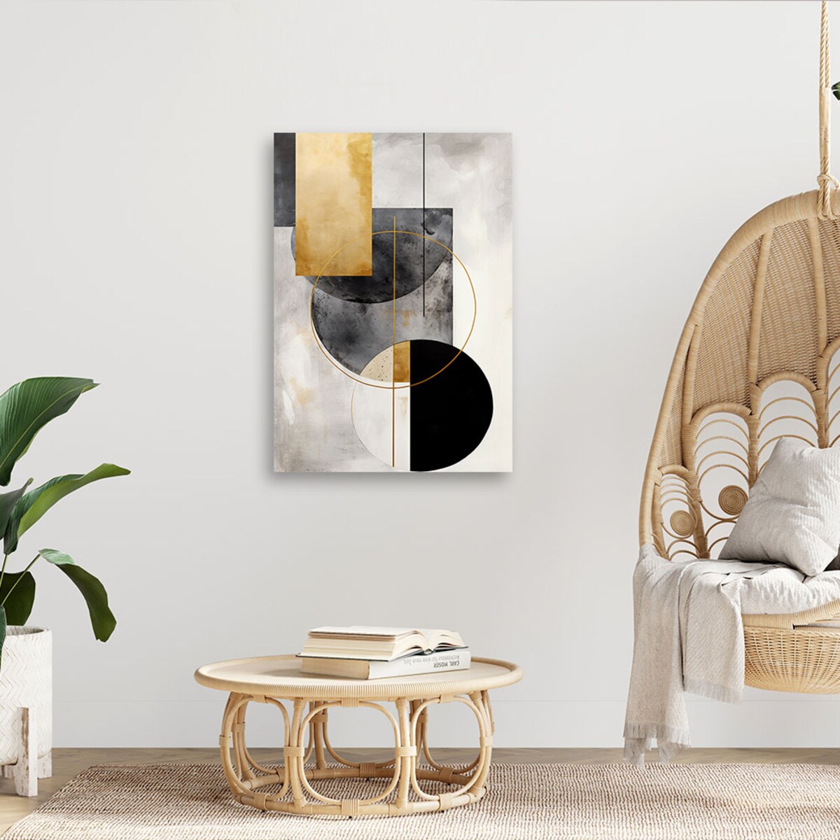 Obraz na płótnie, Geometryczny minimalizm 80x120cm