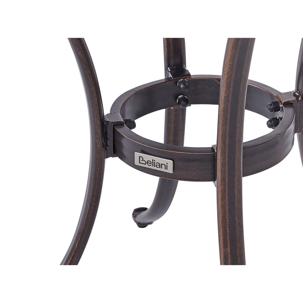 Stół ogrodowy Metal Brązowy ANDALO