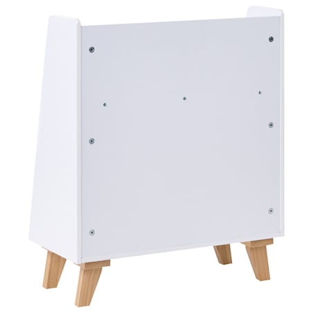 Regał na książki 2 półki JACKIT 72 cm Biały