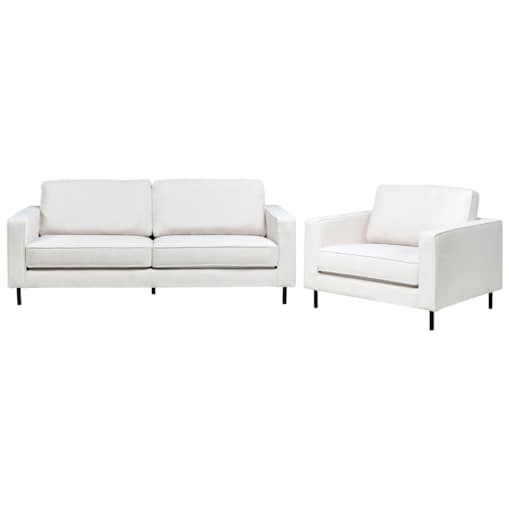 Komplet wypoczynkowy SAVALEN Złamana biel dla 4 osób